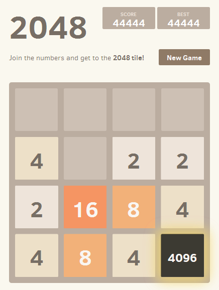 Fazendo 4096 no Game 2048  Matemática Rio 